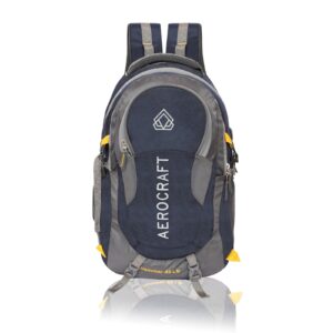AEROCRAFT Large Rucksack Premium Quality For Men and Women Rucksack – 45 L (Nevy Blue)